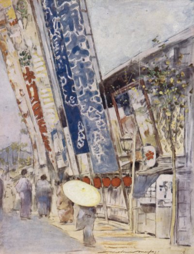 I Teatergaden af Mortimer Ludington Menpes